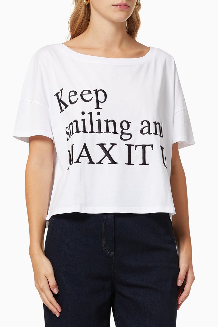 

Dattilo T-shirt in Cotton, Black