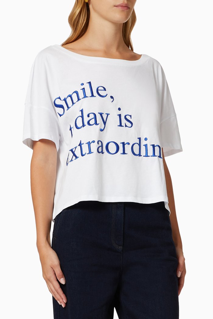 

Dattilo T-shirt in Cotton, Blue