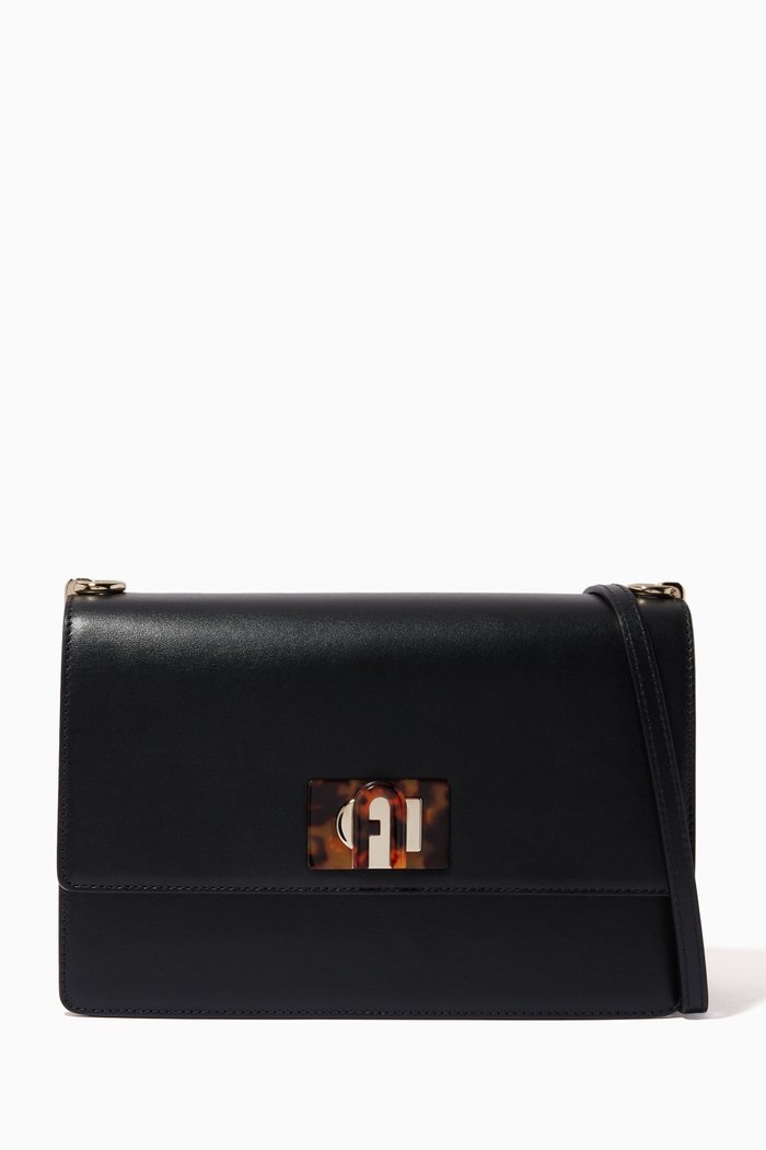 

Small 1927 Crossbody Bag in Leather, Black