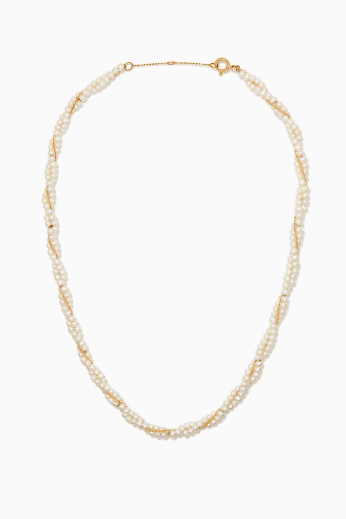 

Signature Les Perles Necklace in 18kt Yellow Gold