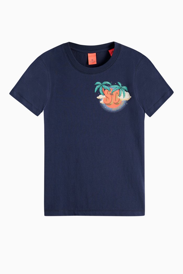 

Artwork Jersey T-shirt, Blue