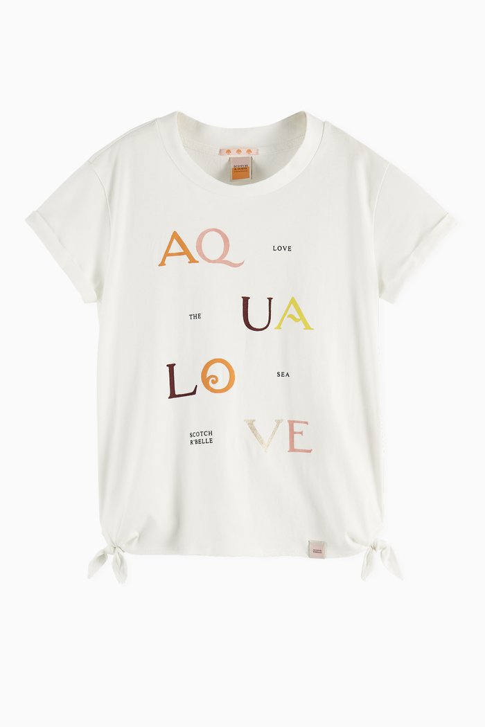 

Knot T-shirt in Organic Cotton, Neutral