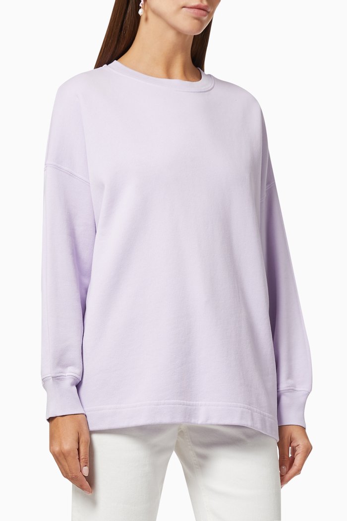 

Hollywood Sweatshirt in Jersey, Purple