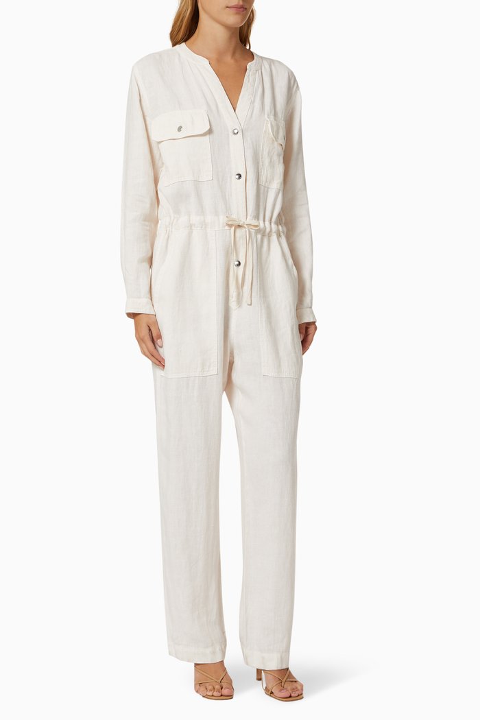 

Laurel Jumpsuit in Cotton, Neutral