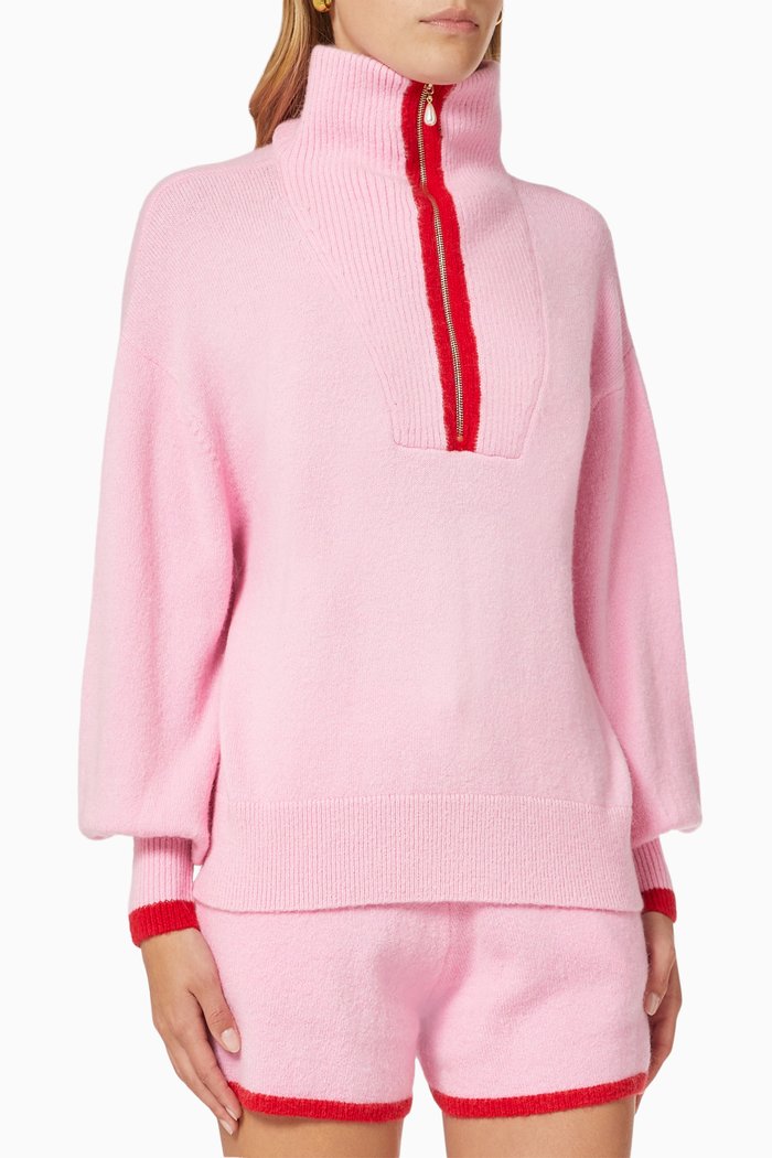 

Lorna Sweater in Alpaca, Pink