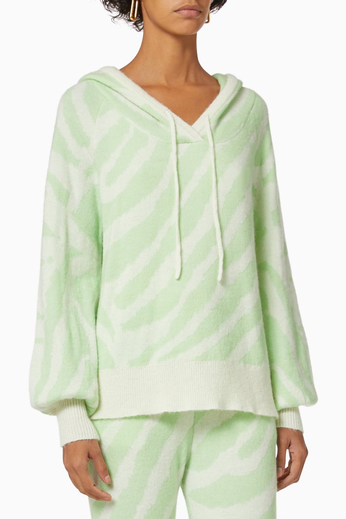 

Jordana Hoodie in Alpaca, Green