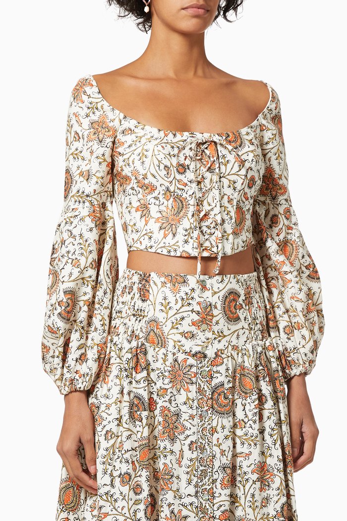 

Yolanda Corset Top, Multicolour