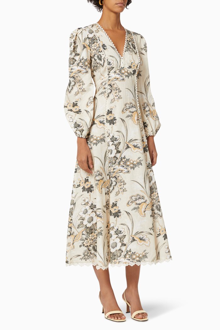 

Lucinda Midi Dress, Multicolour