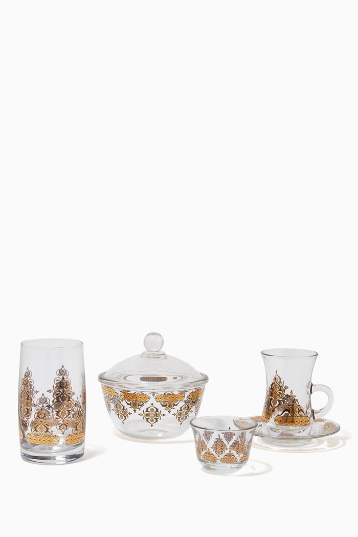

Rayhan Assorted Drinkware Set, Gold