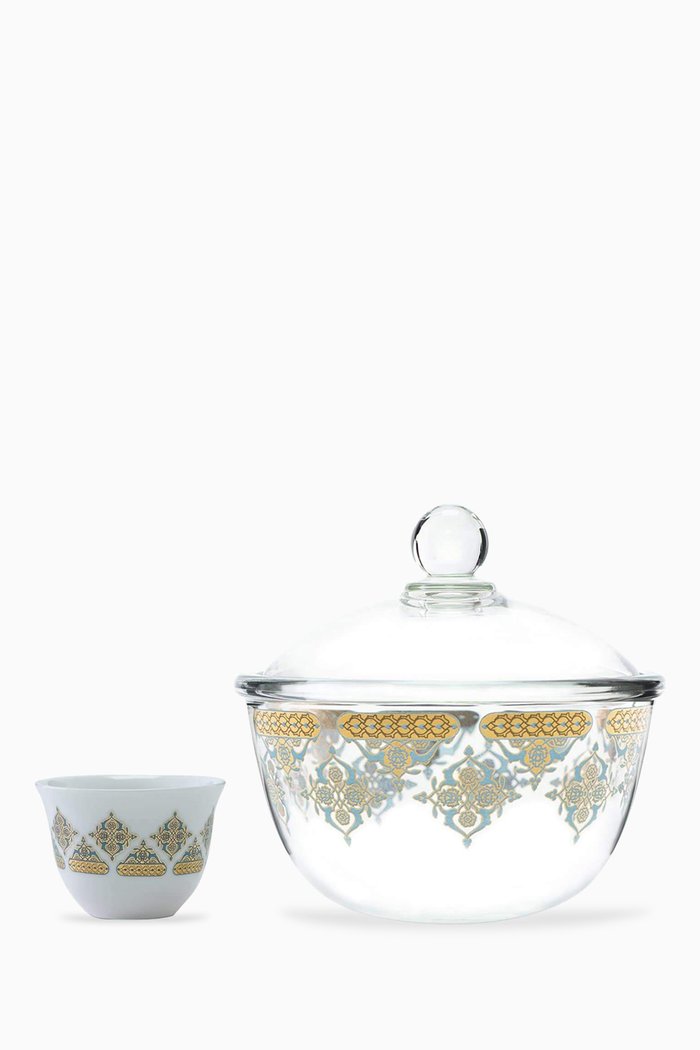 

Rayhan Cawa Cup & Sugar Bowl 14-piece Set, Multicolour