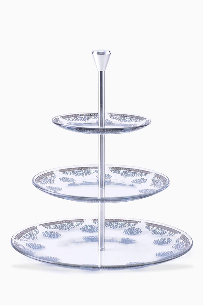 

Selena 3-tiered Tray, Blue