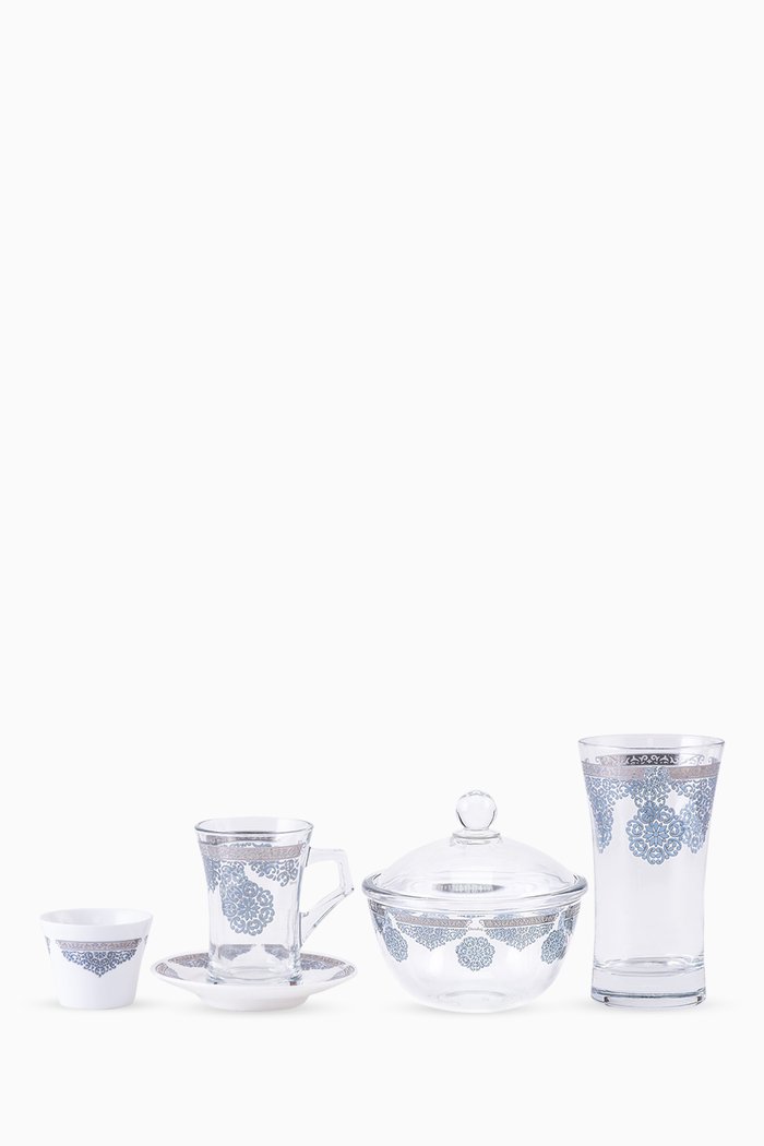 

Selena Assorted Drinkware Set, Blue