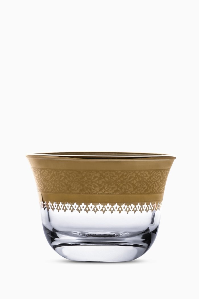 

Cordoba Cawa Cup, Set of 6, Gold