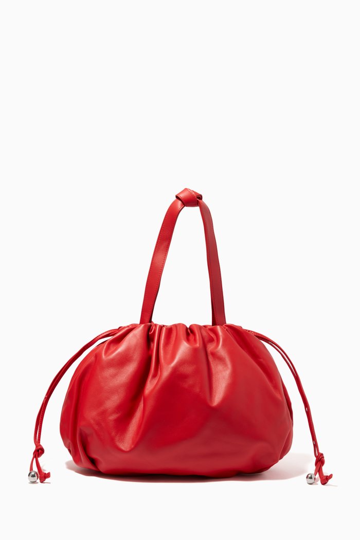 

The Medium Bulb Bag in Nappa Calfskin, Red