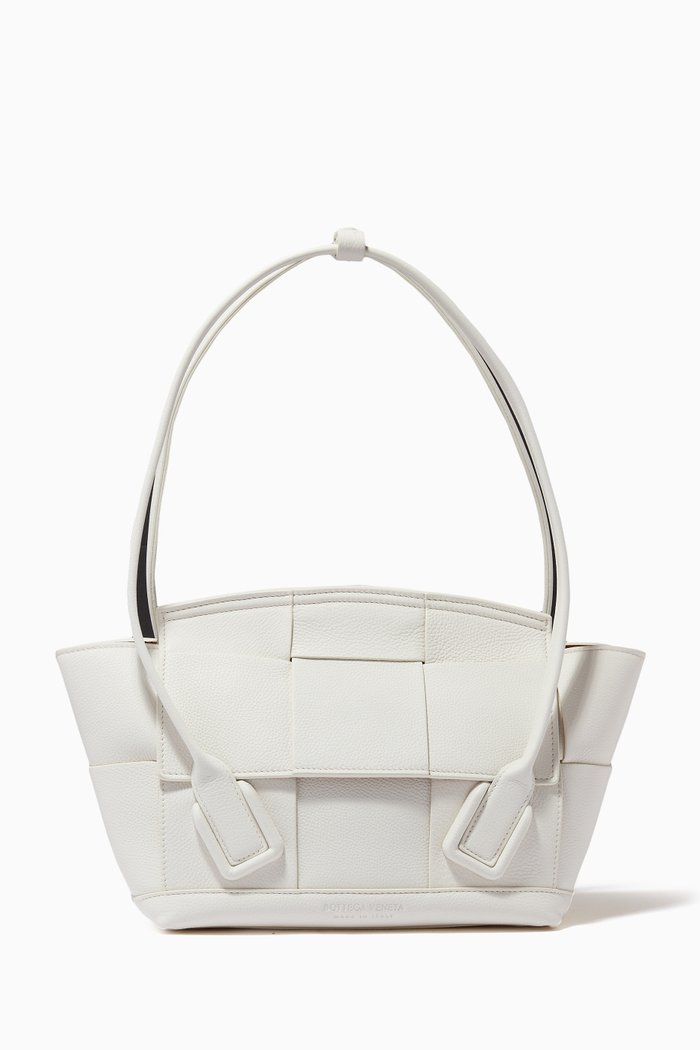 

Small Arco Bag in Grainy Calf, White