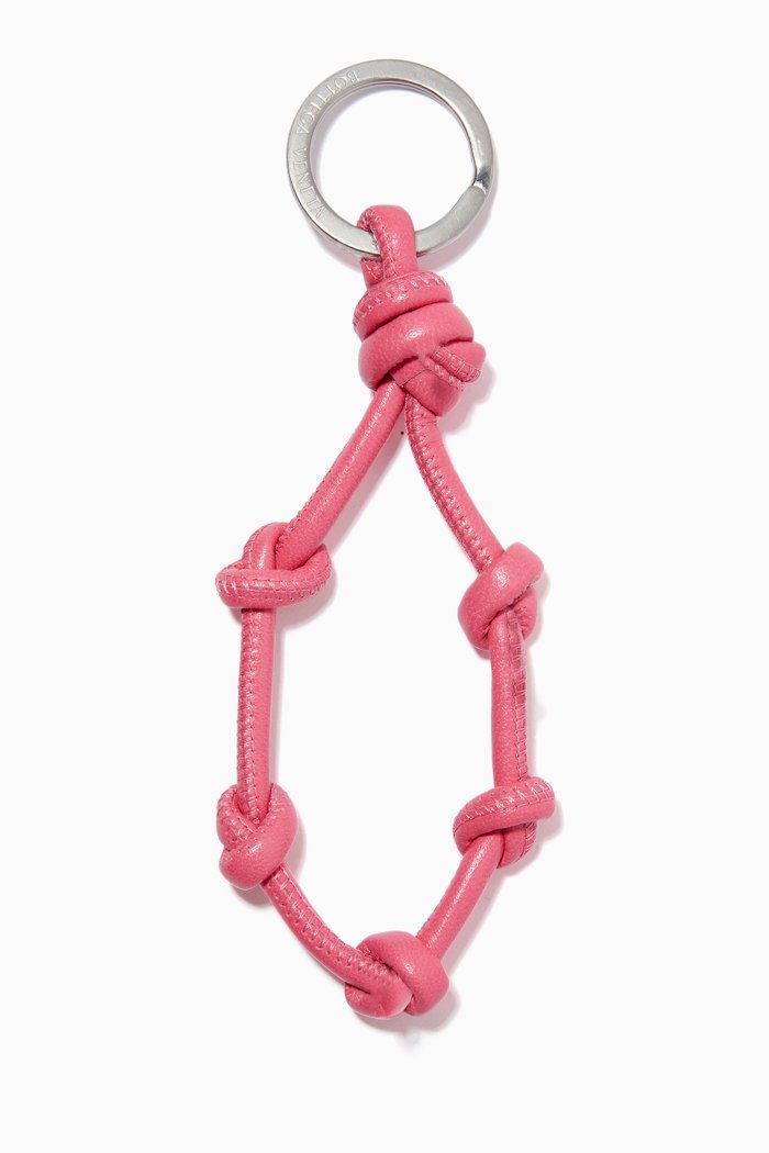 

Key Ring in Nappa, Pink