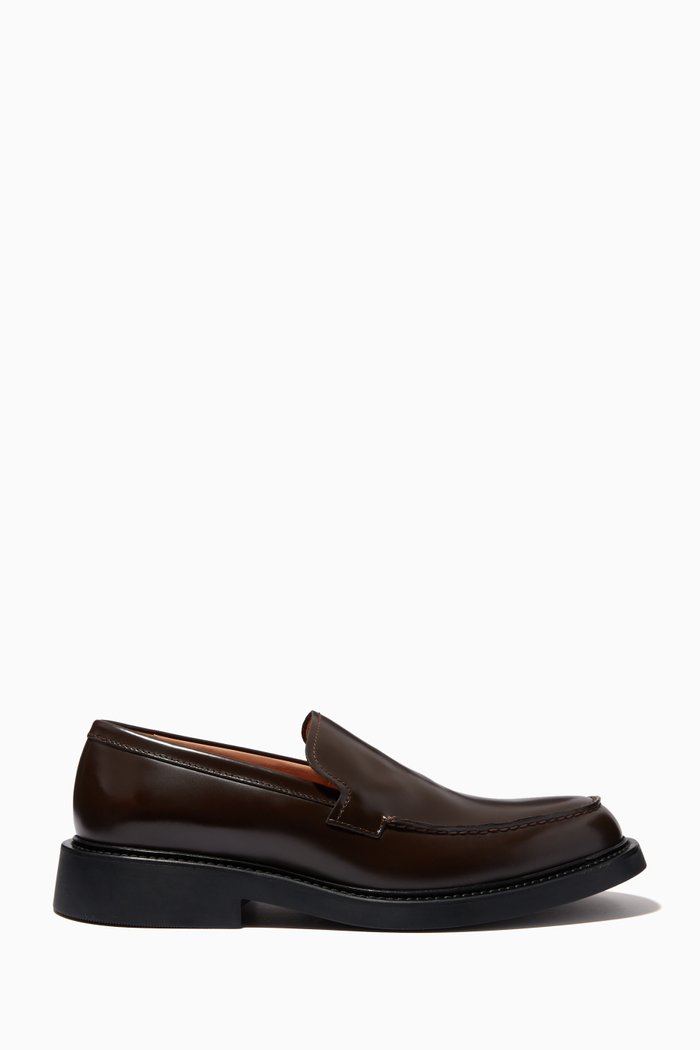 

The Level Loafers in Brushed Calfskin, Brown