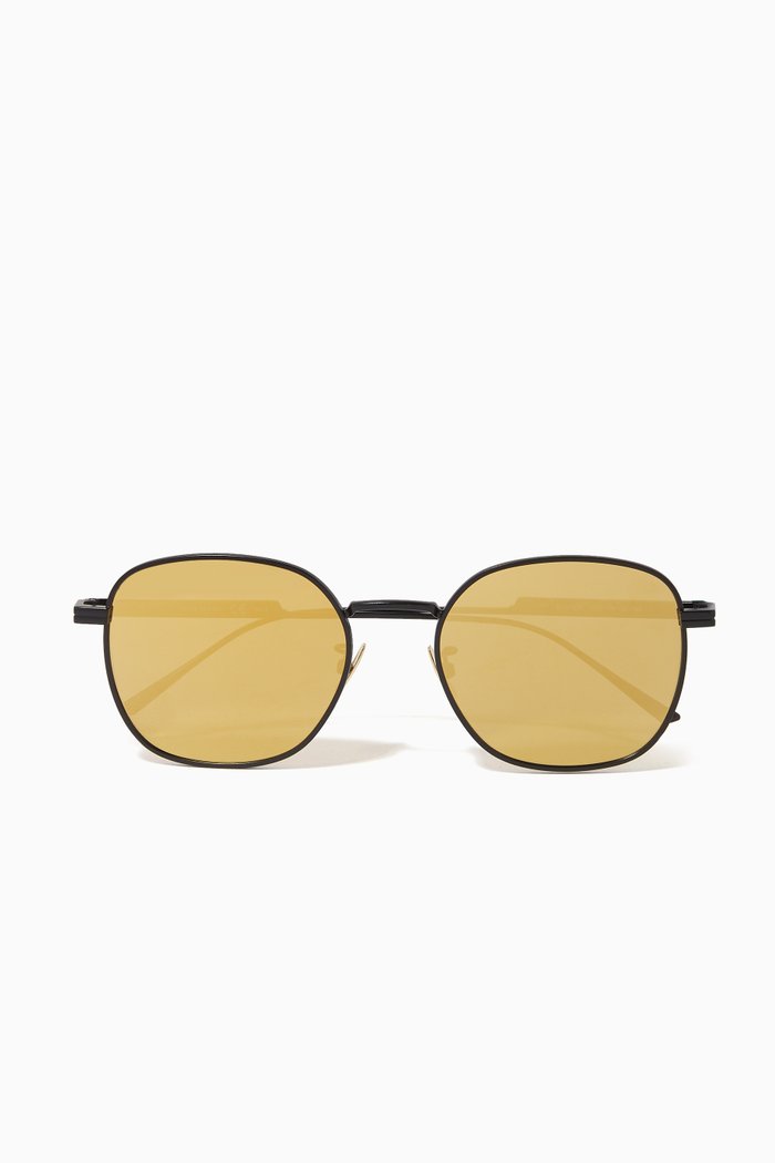 

Soft Square Sunglasses, Black