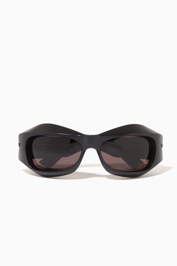 

Oval Sunglasses, Black