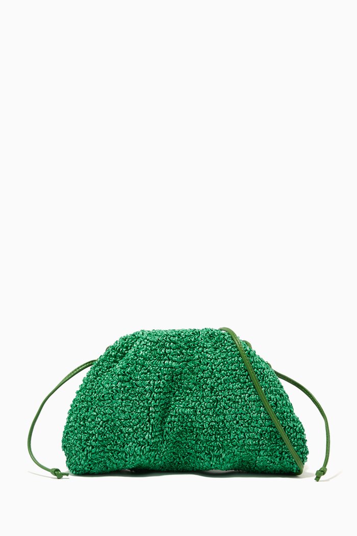 

The Mini Pouch in Bouclé, Green