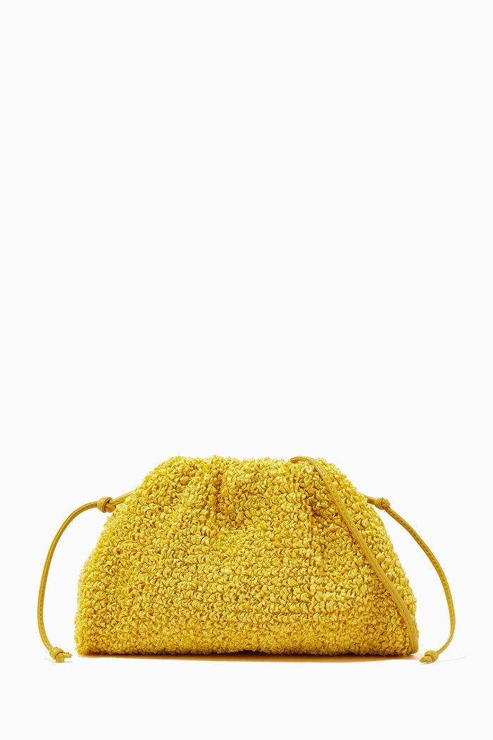 

The Mini Pouch in Bouclé, Yellow