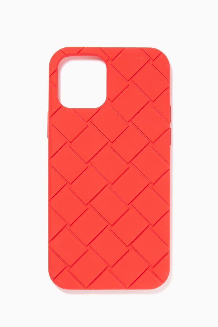 

iPhone 12 Pro Case in 3D Intarsio Rubber, Red