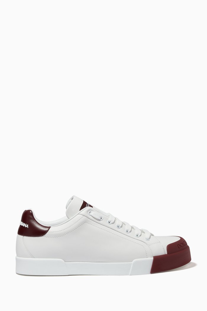 

Portofino Sneakers in Leather, Red