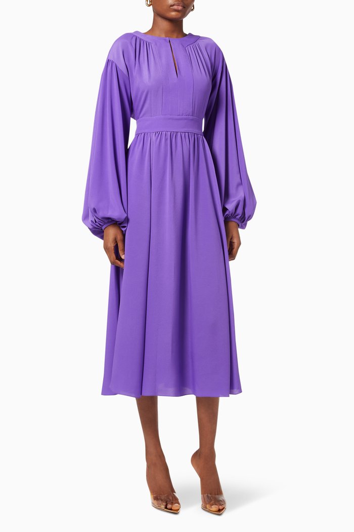 

Hecuba Midi Dress, Purple