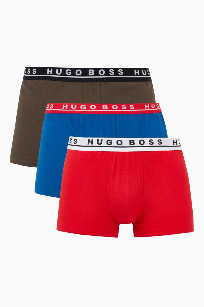 

Logo Cotton Trunks, Set of 3, Multicolour
