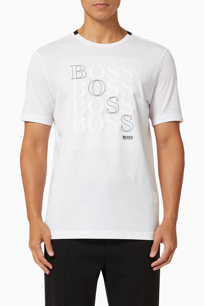 

Teeonic Logo T-shirt in Bionic Jersey, White