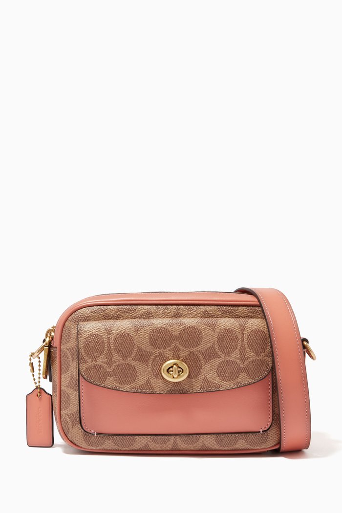 

Willow Camera Bag in Signature Canvas, Neutral