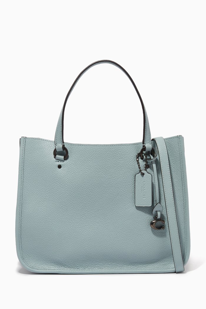 

Tyler Carryall in Pebbled leather, Blue