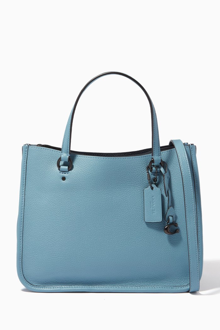 

Tyler Carryall in Pebbled leather, Blue