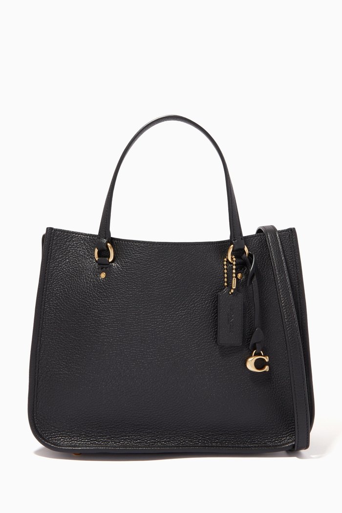 

Tyler Carryall in Pebbled leather, Black