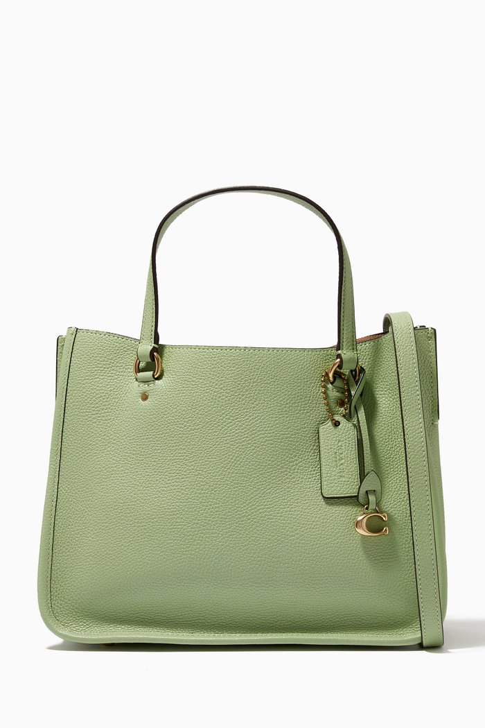 

Tyler Carryall in Pebbled leather, Green