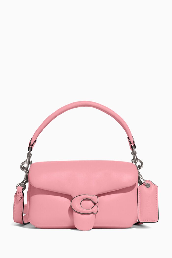 

Pillow Tabby Shoulder Bag 18 in Nappa Leather, Pink