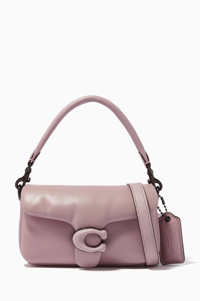 

Pillow Tabby Shoulder Bag 18 in Nappa Leather, Blue