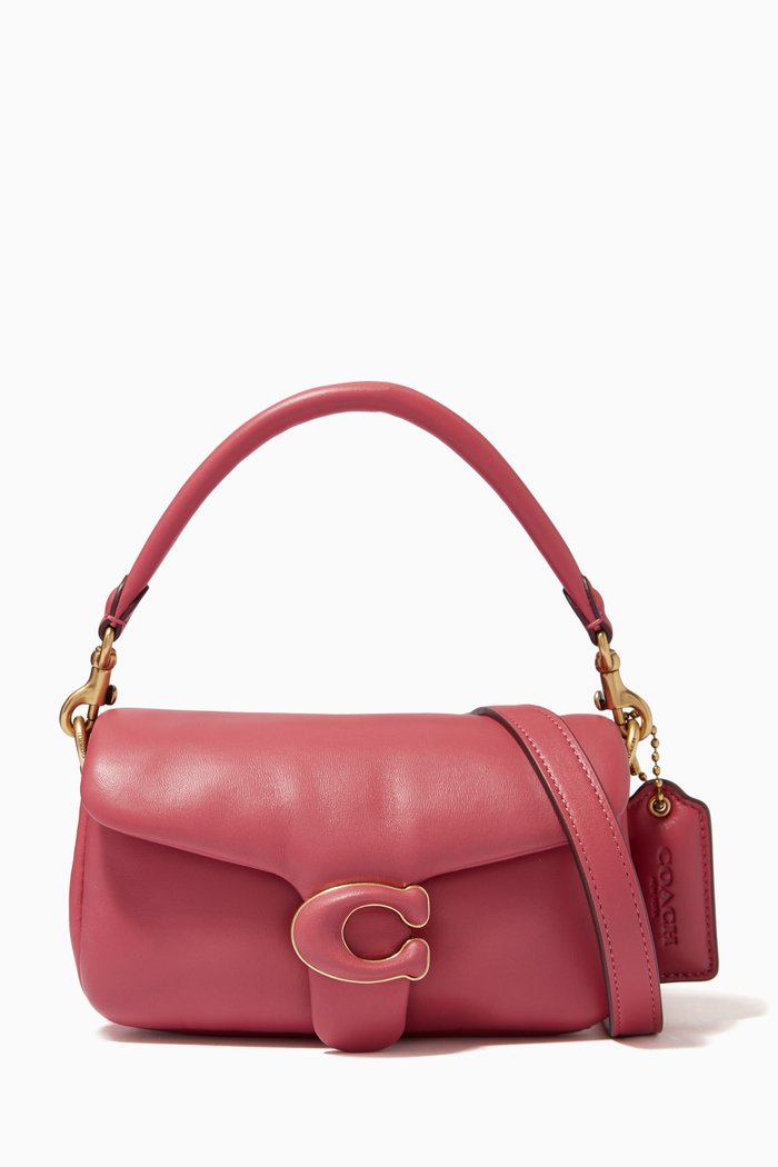 

Pillow Tabby Shoulder Bag 18 in Nappa Leather, Red