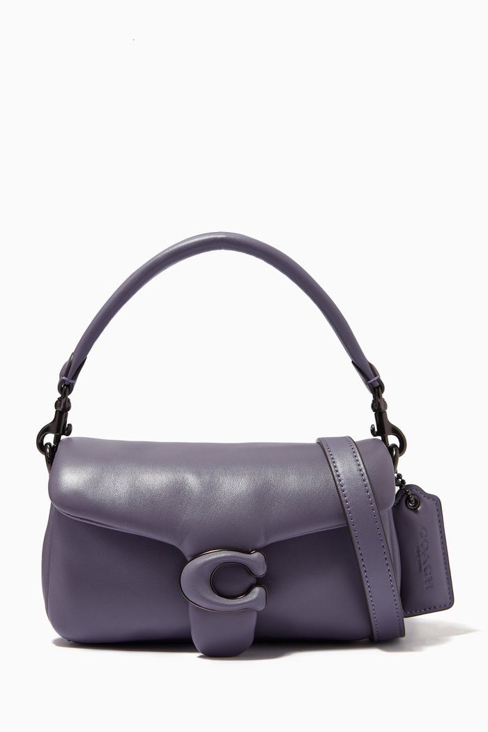 

Pillow Tabby Shoulder Bag 18 in Nappa Leather, Purple
