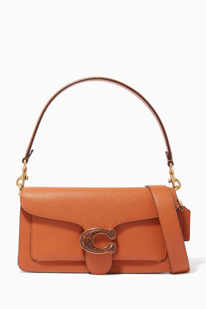 

Tabby Shoulder Bag 26 with Snakeskin Detail, Neutral