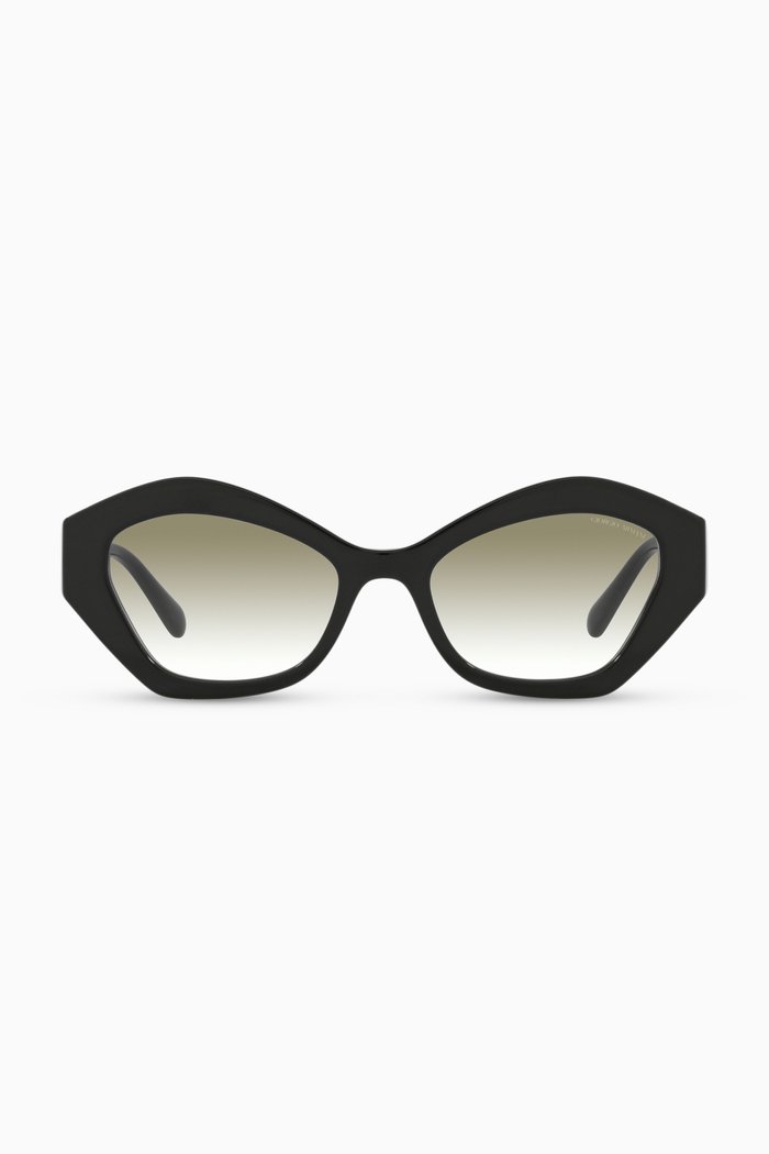 

Cat Eye Sunglasses in Acetate, Grey