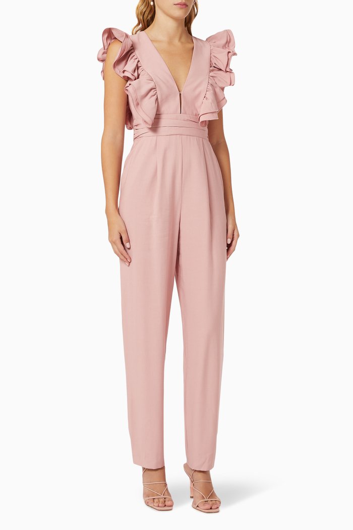 

Amplify Ruffled Jumpsuit, Pink
