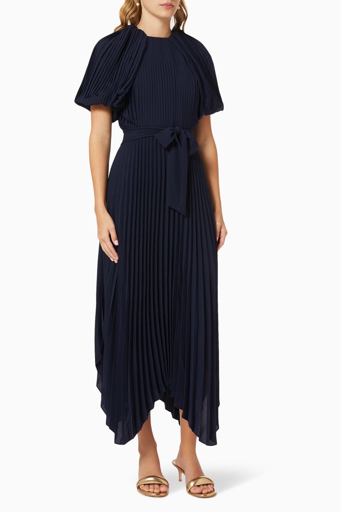 

Construct Midi Dress, Blue