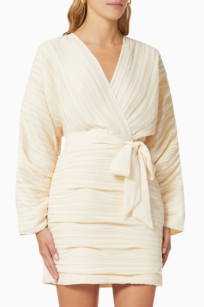 

Construct Chiffon Mini Dress, Neutral