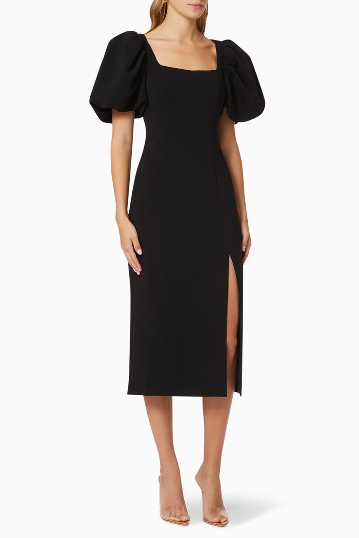 

Captive Midi Dress, Black