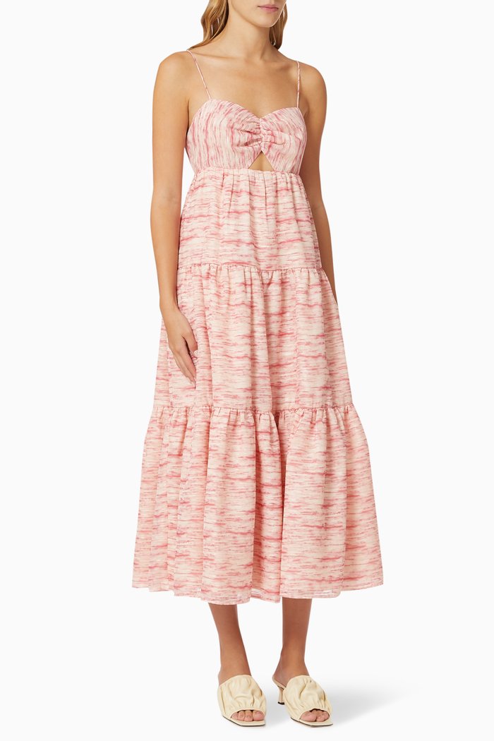 

Whirl Midi Dress, Pink
