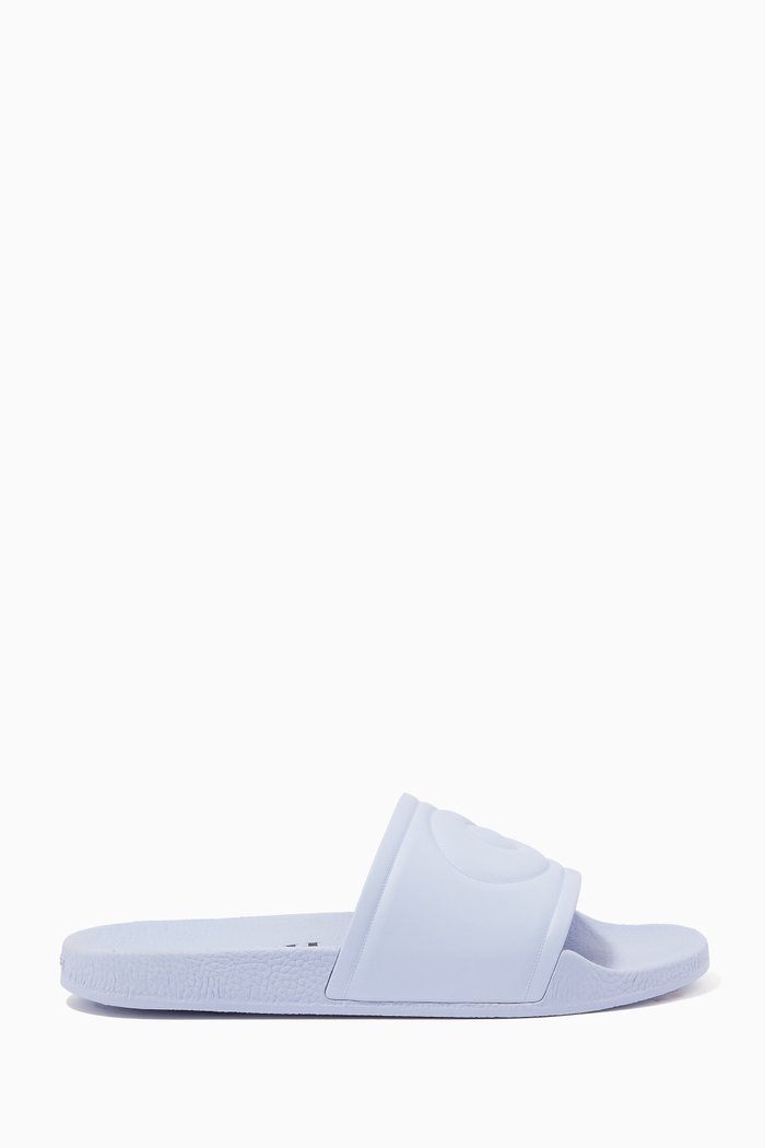 

Ulla Slides in Rubber, Blue