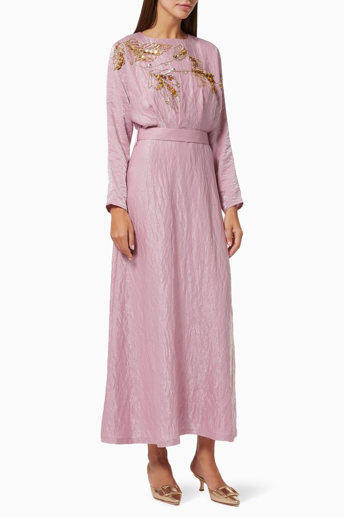 

Shimmer Loose Dress, Pink