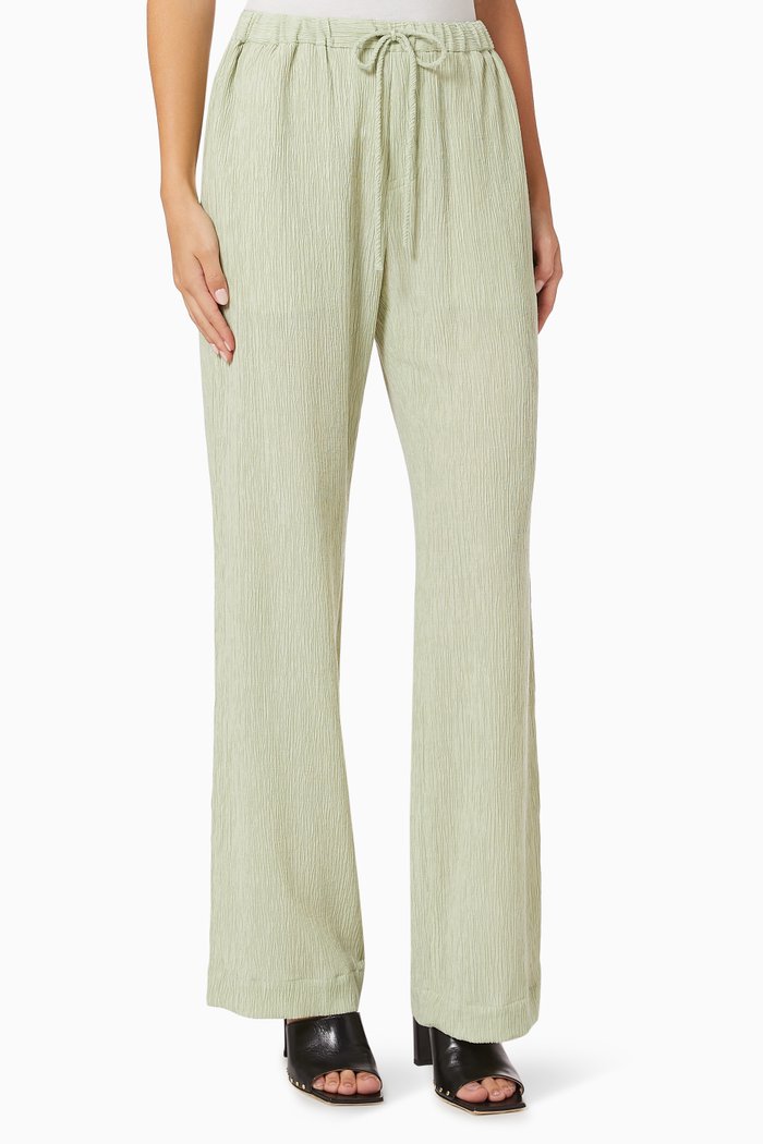 

Gulcan Pants in Lyocell, Green