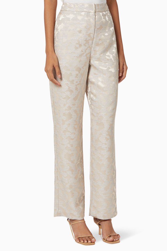 

Besara Jacquard Pants, Neutral